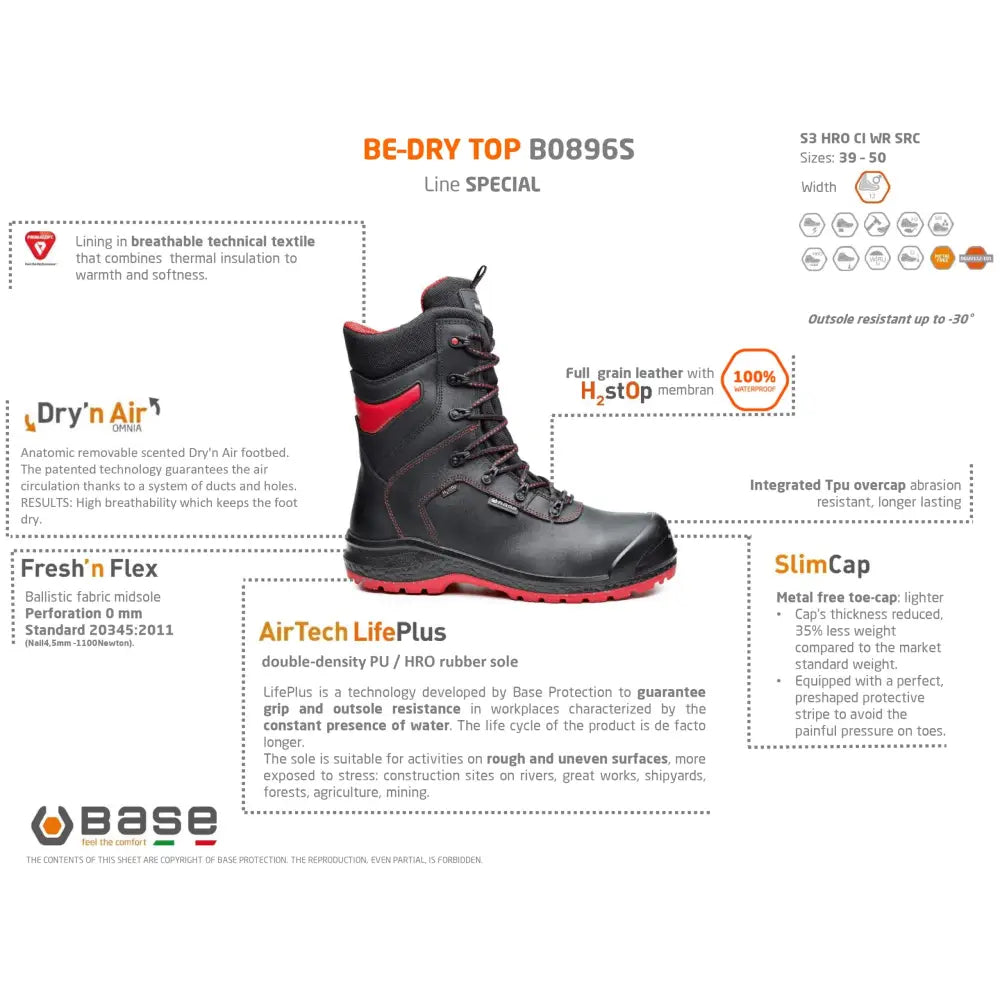 Base Be-Dry Top S3 WR CI HRO SRC