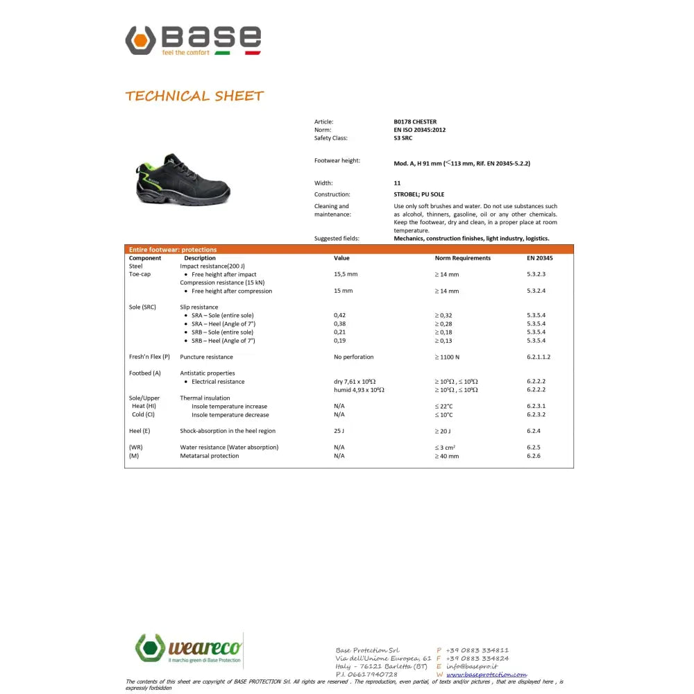 Base Chester S3 SRC