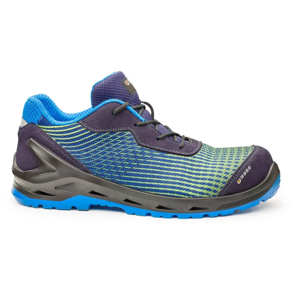 Base I-CYBER S1P ESD SRC - 36 / Marinblå/Fluo
