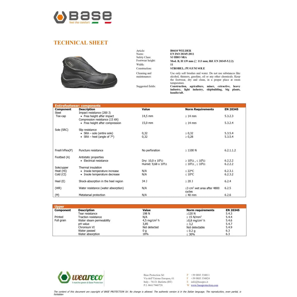 Base Welder S3 HRO SRA