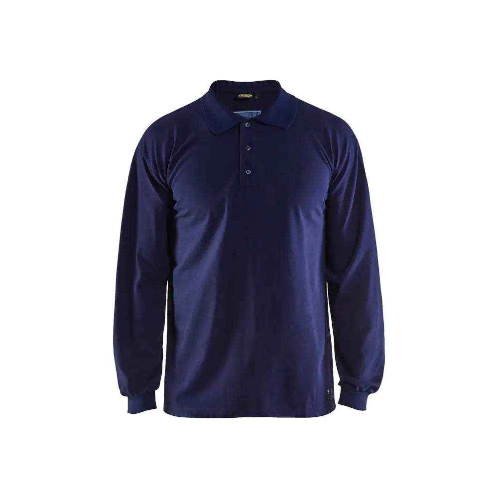 Blåkläder Flamskyddad långärmad piké 33741741 - 5XL / Mariininsininen