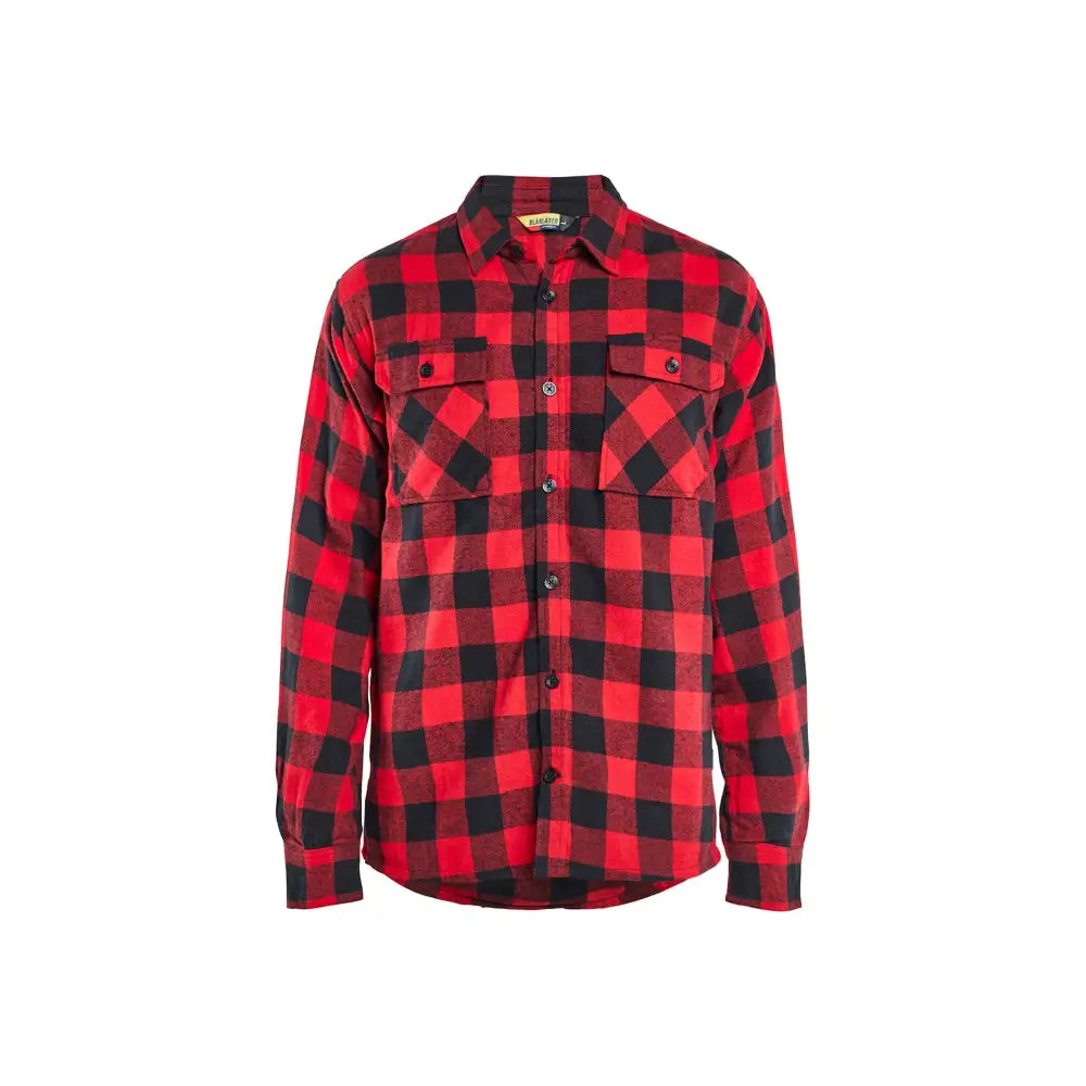 Blåkläder Flanellskjorta 32881168 - 4XL / Punainen/Musta