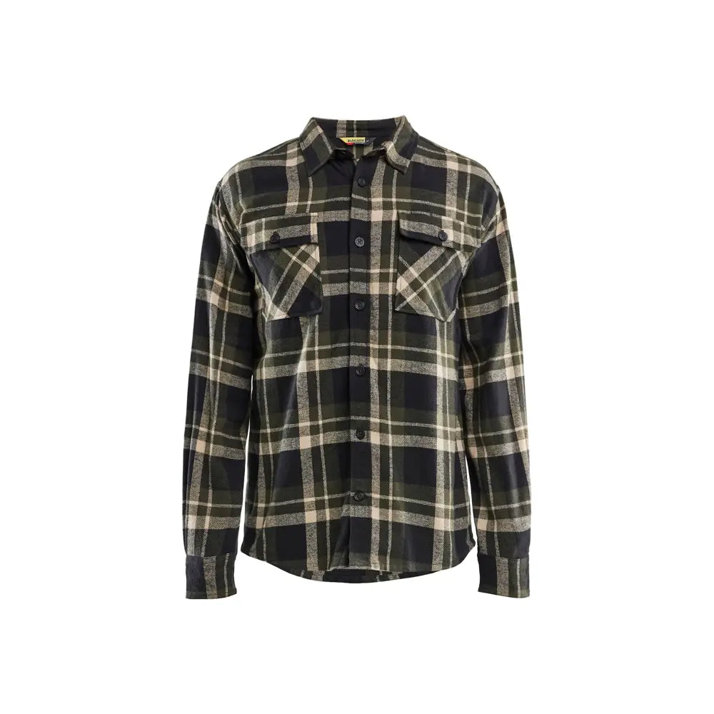 Blåkläder Flanellskjorta 32881168 - XS / Metsänvihreä/Musta