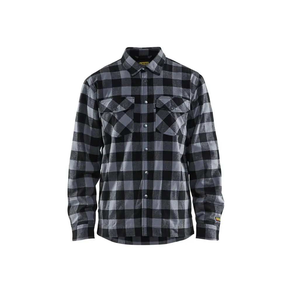 Blåkläder Fodrad flanellskjorta 32251131 - L / Tummanharmaa/Musta