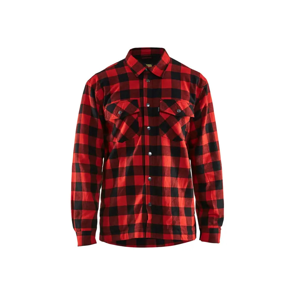 Blåkläder Fodrad flanellskjorta 32251131 - S / Punainen/Musta