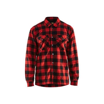 Blåkläder Fodrad flanellskjorta 32251131 - S / Punainen/Musta