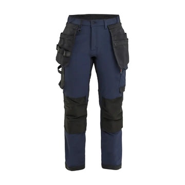 Blåkläder Hantverksbyxa 4-vägsstretch Dam 71211645 - D21 / Tumma mariininsininen/Musta