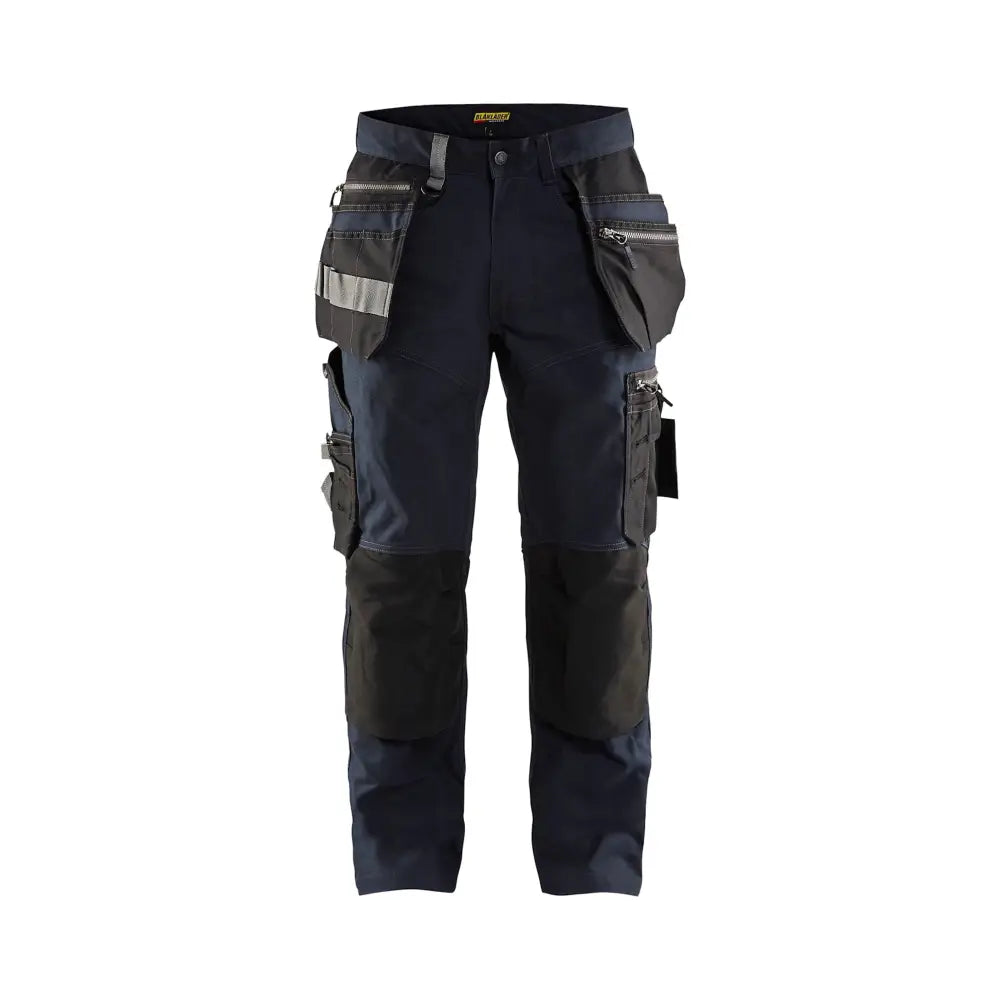Blåkläder Hantverksbyxa med stretch 15901343 - C154 / Tumma mariininsininen/Musta