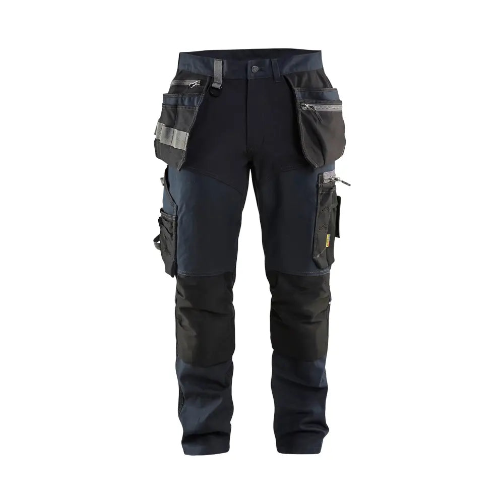 Blåkläder Hantverksbyxa med stretch 15991343 - D104 / Tumma mariininsininen/Musta