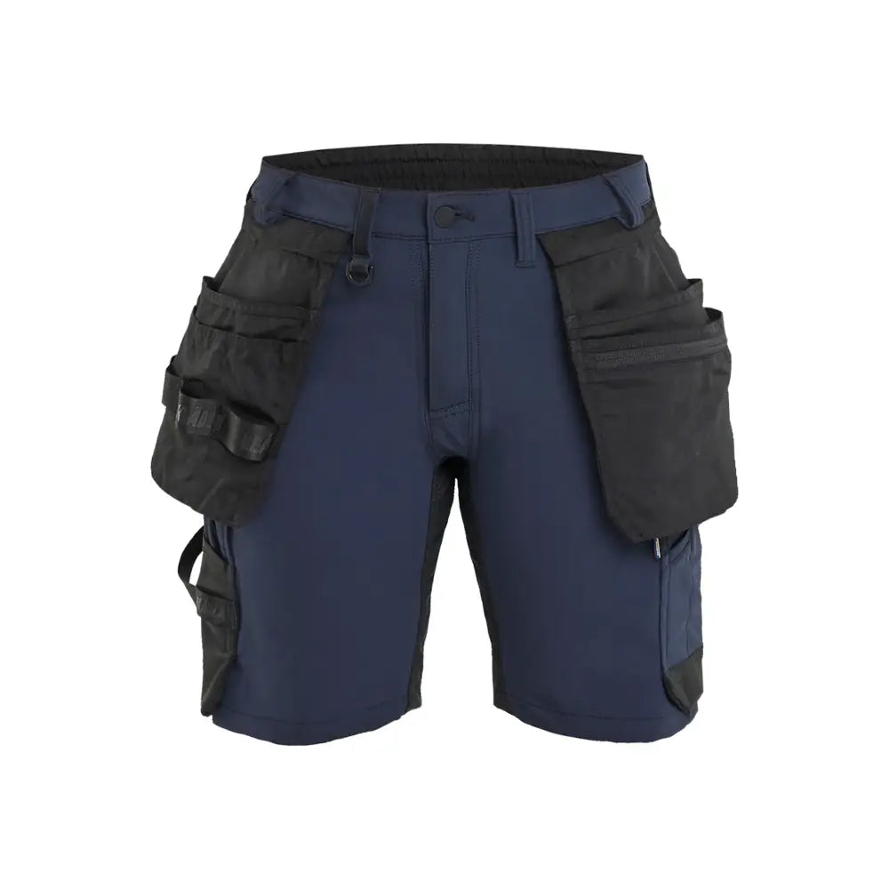 Blåkläder Hantverkshorts 4-vägsstretch Dam 71241645 - C54 / Tumma mariininsininen/Musta