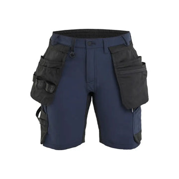 Blåkläder Hantverkshorts 4-vägsstretch Dam 71241645 - C54 / Tumma mariininsininen/Musta