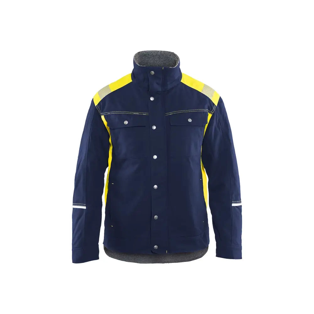Blåkläder Hantverksjacka vinter 49151370 - S / Mariininsininen/Huomiokeltainen