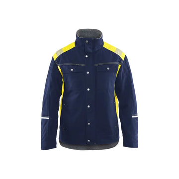 Blåkläder Hantverksjacka vinter 49151370 - S / Mariininsininen/Huomiokeltainen