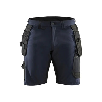 Blåkläder Hantverksshorts 4-vägsstretch 15201645 - C56 / Tumma mariininsininen/Musta