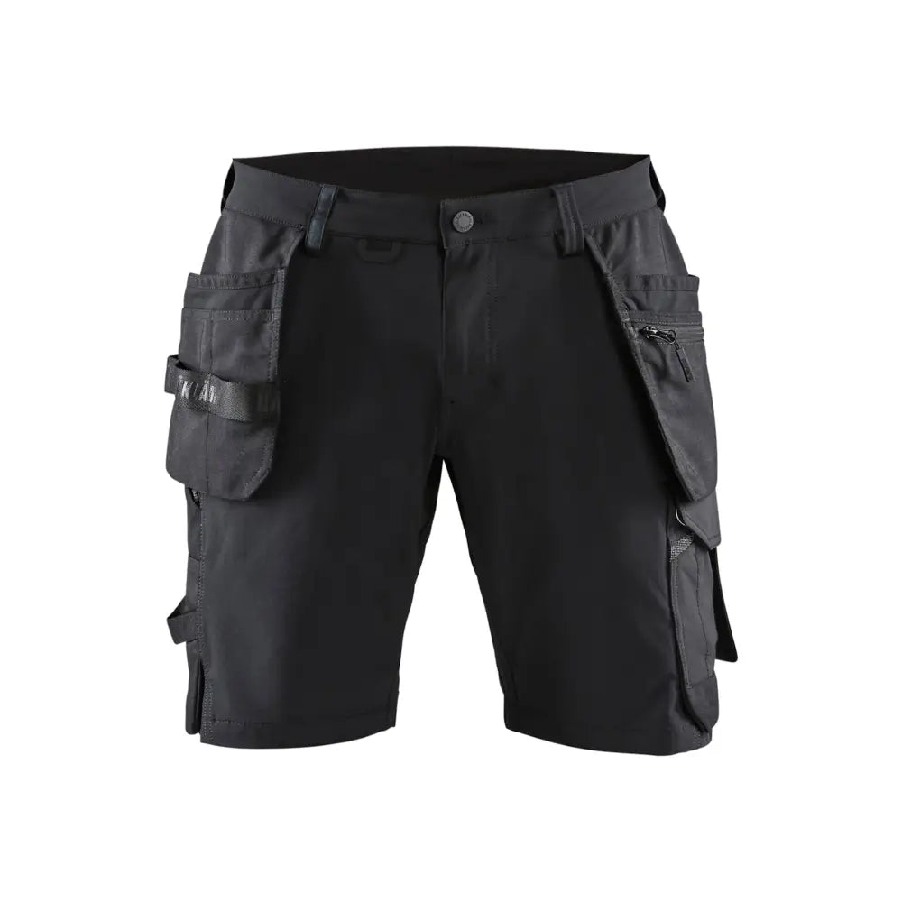 Blåkläder Hantverksshorts 4-vägsstretch 15201645 - C58 / Musta/Tummanharmaa