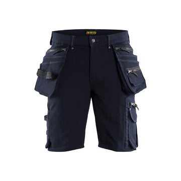 Blåkläder Hantverksshorts 4-vägsstretch X1900 19881644 - C64 / Tumma mariininsininen/Musta