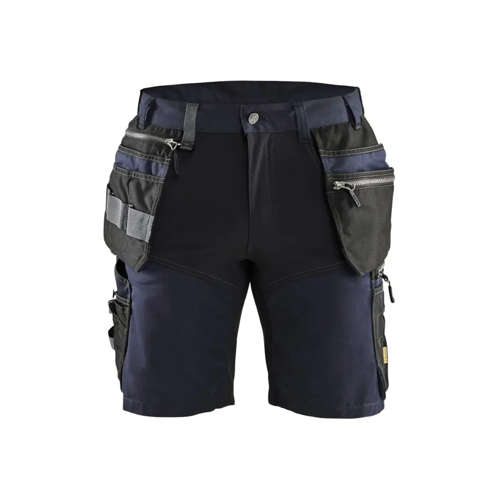 Blåkläder Hantverksshorts med stretch 15981860 - C46 / Tumma mariininsininen/Musta