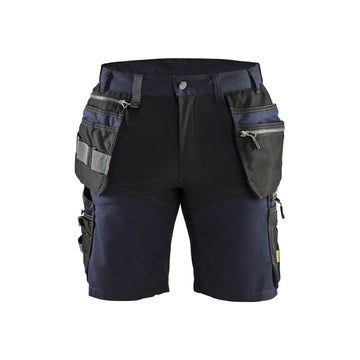Blåkläder Hantverksshorts med stretch 15981860 - C46 / Tumma mariininsininen/Musta