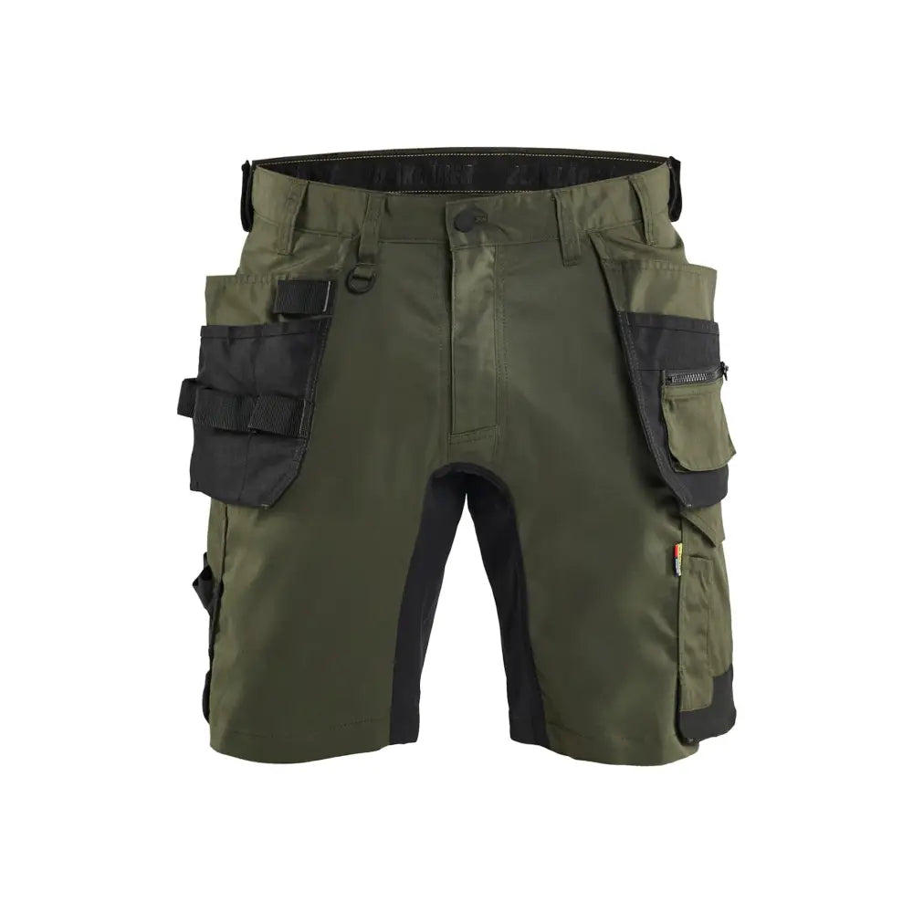 Blåkläder Hantverksshorts Stretch 17521832 - C64 / Metsänvihreä/Musta