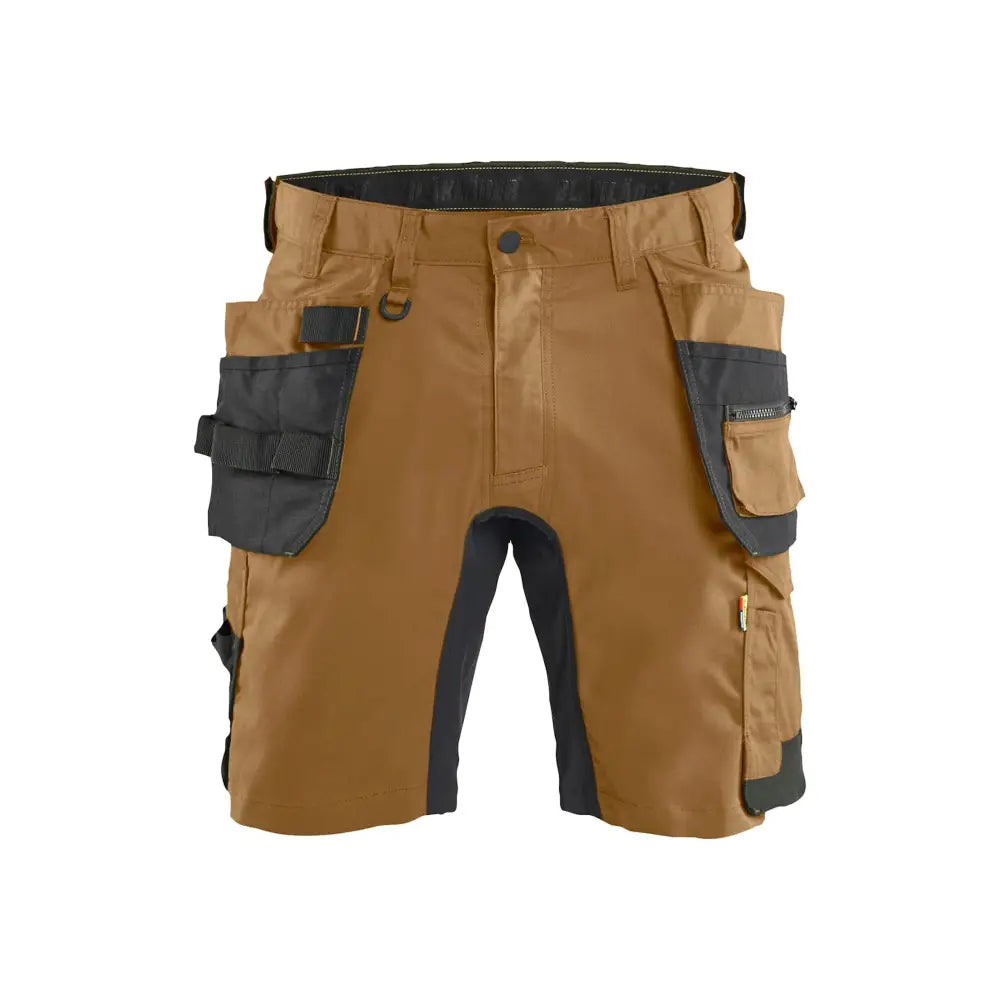 Blåkläder Hantverksshorts Stretch 17521832 - C64 / Nougat/Musta