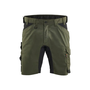 Blåkläder Hantverksshorts Stretch 17531832 - C44 / Metsänvihreä/Musta