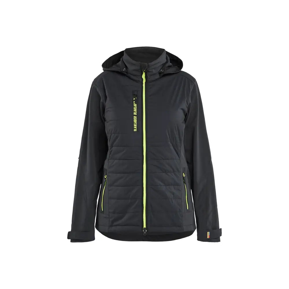 Blåkläder Hybridjacka Dam 47332513 - XXXL / Musta/Huomiokeltainen