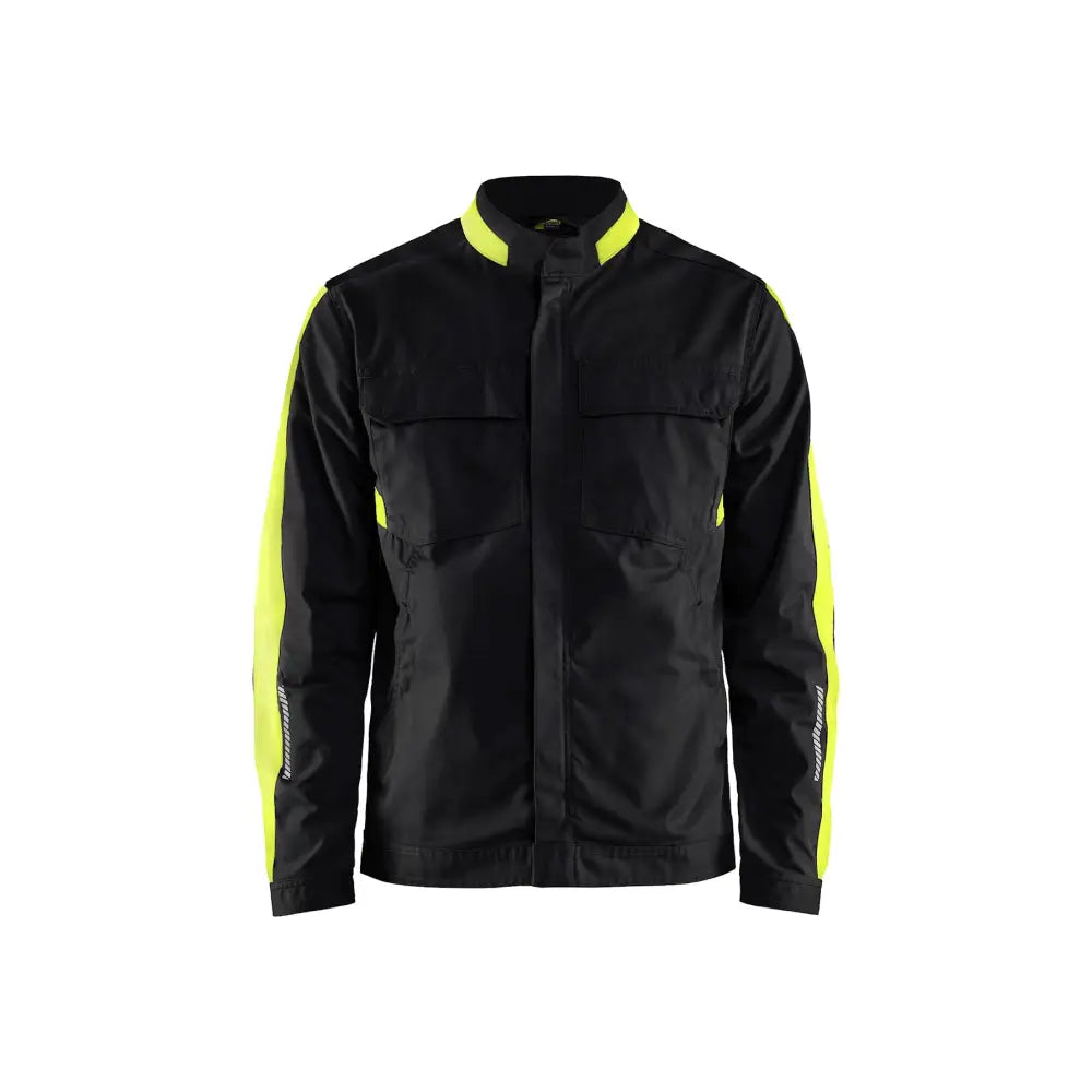 Blåkläder Industrijacka stretch 44441832 - 4XL / Musta/Huomiokeltainen