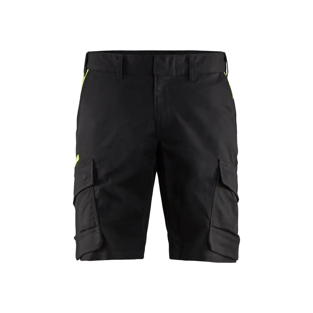 Blåkläder Industrishorts stretch 14461832 - C54 / Musta/Huomiokeltainen