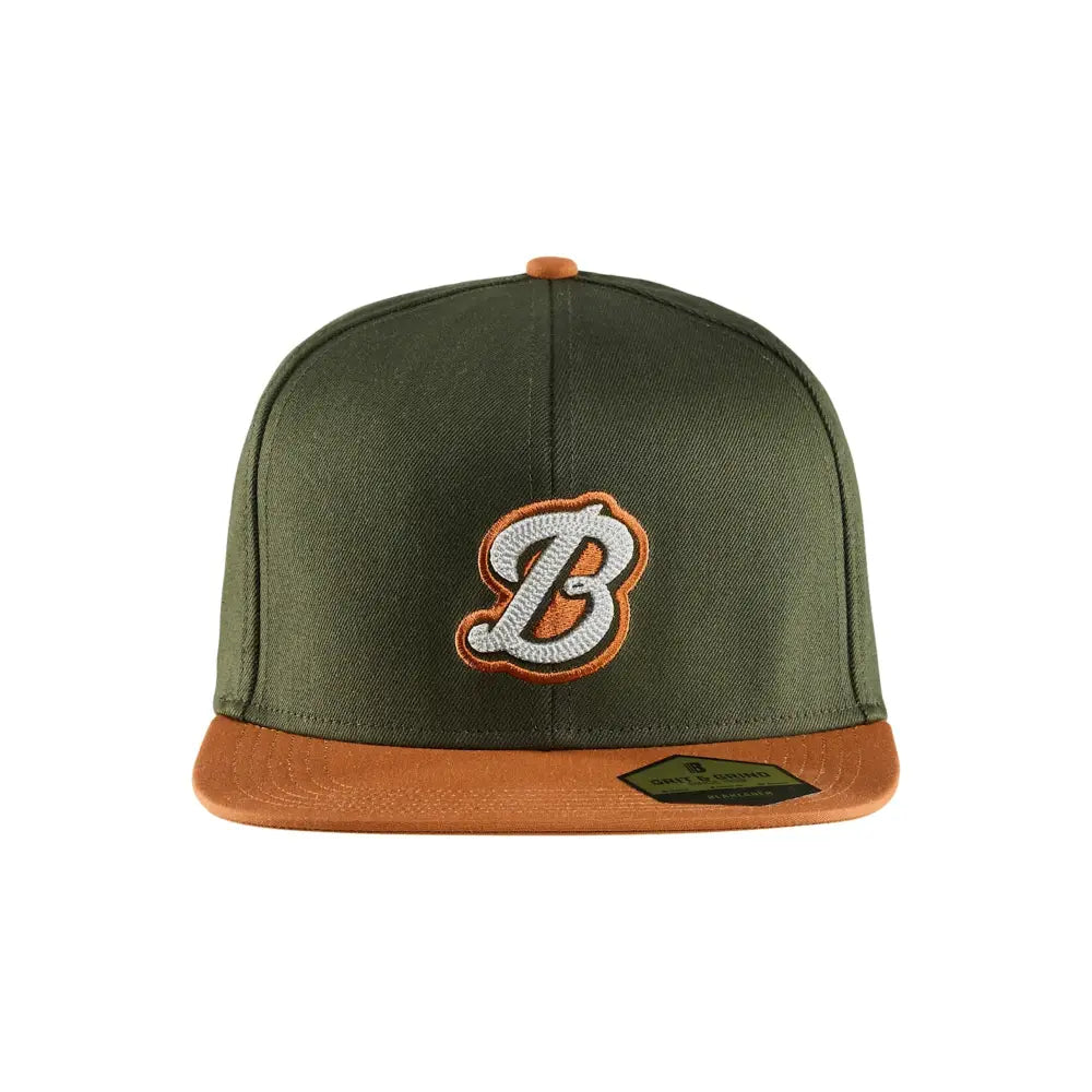 Blåkläder Keps flatbrim 92321149 - Ruosteenpunainen/Metsänvihreä