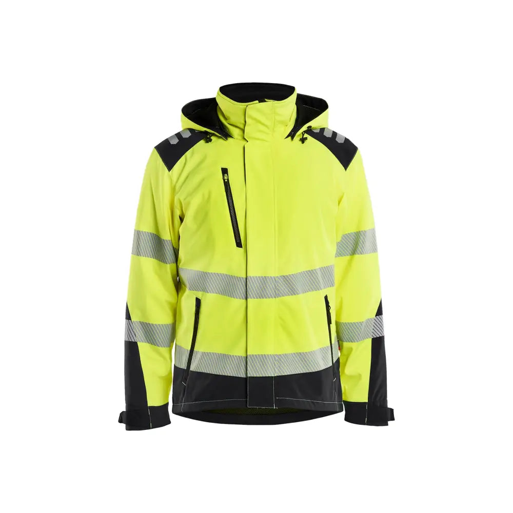 Blåkläder Lättfodrad softshelljacka vinter varsel 44002513 - 4XL / Huomiokeltainen/Musta