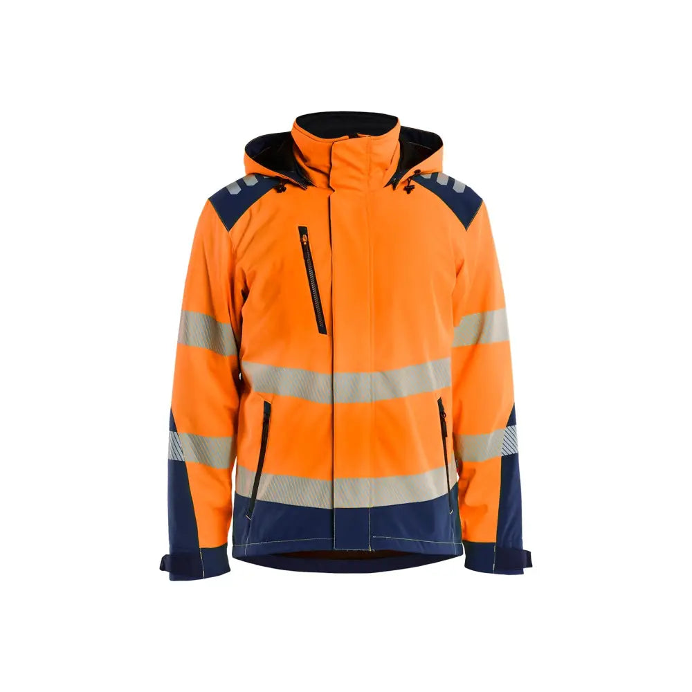 Blåkläder Lättfodrad softshelljacka vinter varsel 44002513 - XXXL / Huomio-oranssi/Mariininsininen