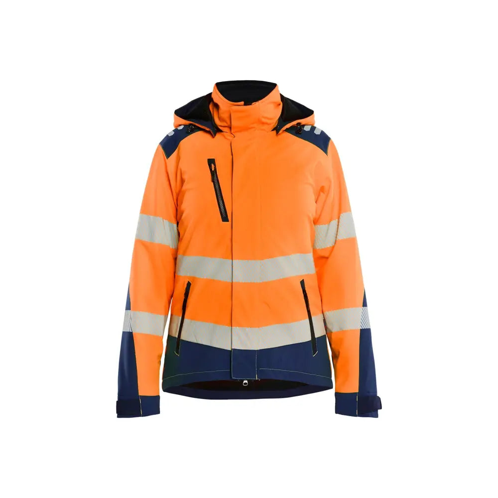 Blåkläder Lättfodrad softshelljacka vinter varsel dam 44012513 - XXXL / Huomio-oranssi/Mariininsininen