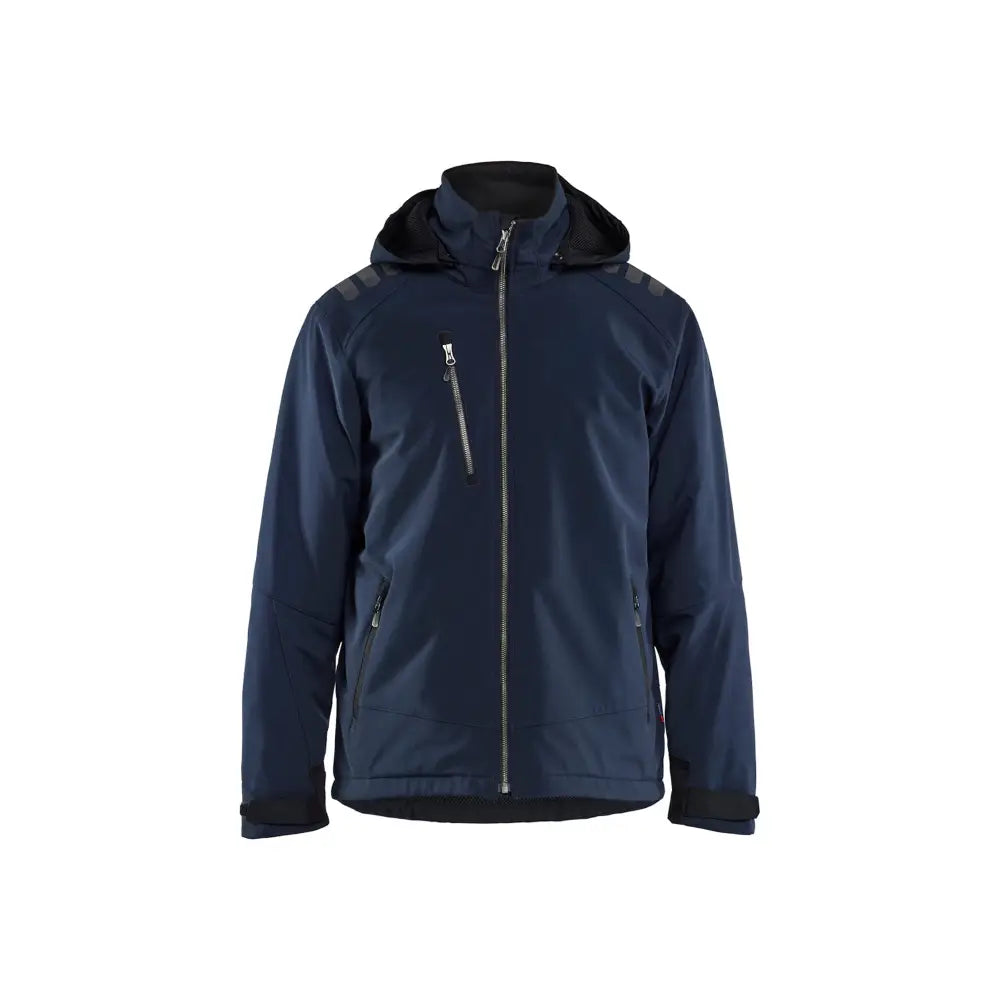 Blåkläder Lättfodrad vinterjacka softshell 47502513 - S / Tumma mariininsininen/Musta
