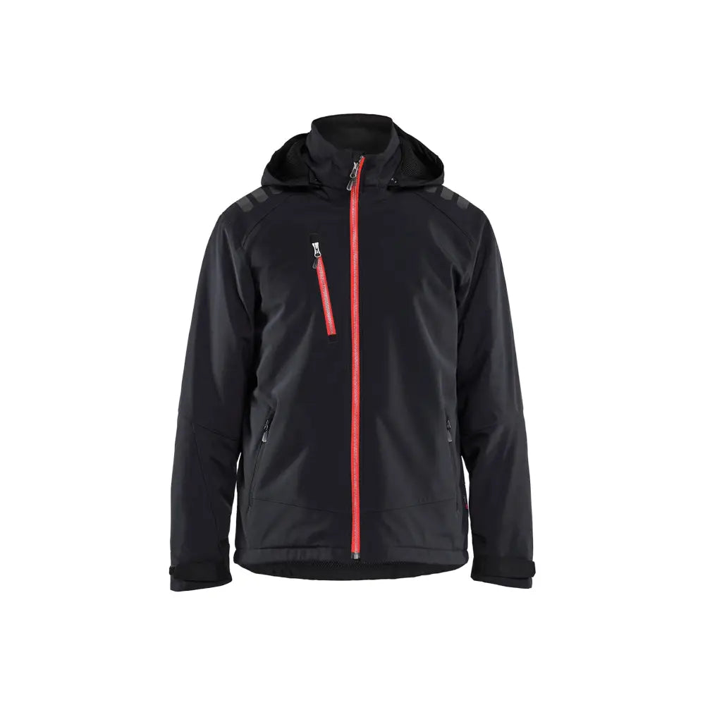 Blåkläder Lättfodrad vinterjacka softshell 47502513 - XS / musta/punainen