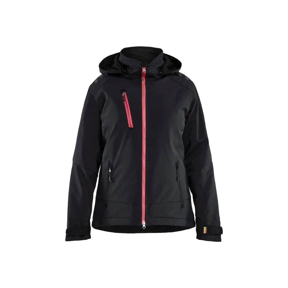 Blåkläder Lättfodrad vinterjacka softshell dam 47512513 - XXXL / musta/punainen