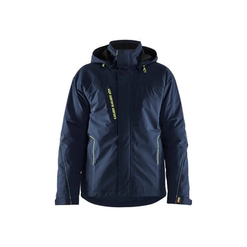 Blåkläder Lättfodrad Vinterjacka Stretch 44841917 - 4XL / Tumma mariininsininen/Huomiokeltainen