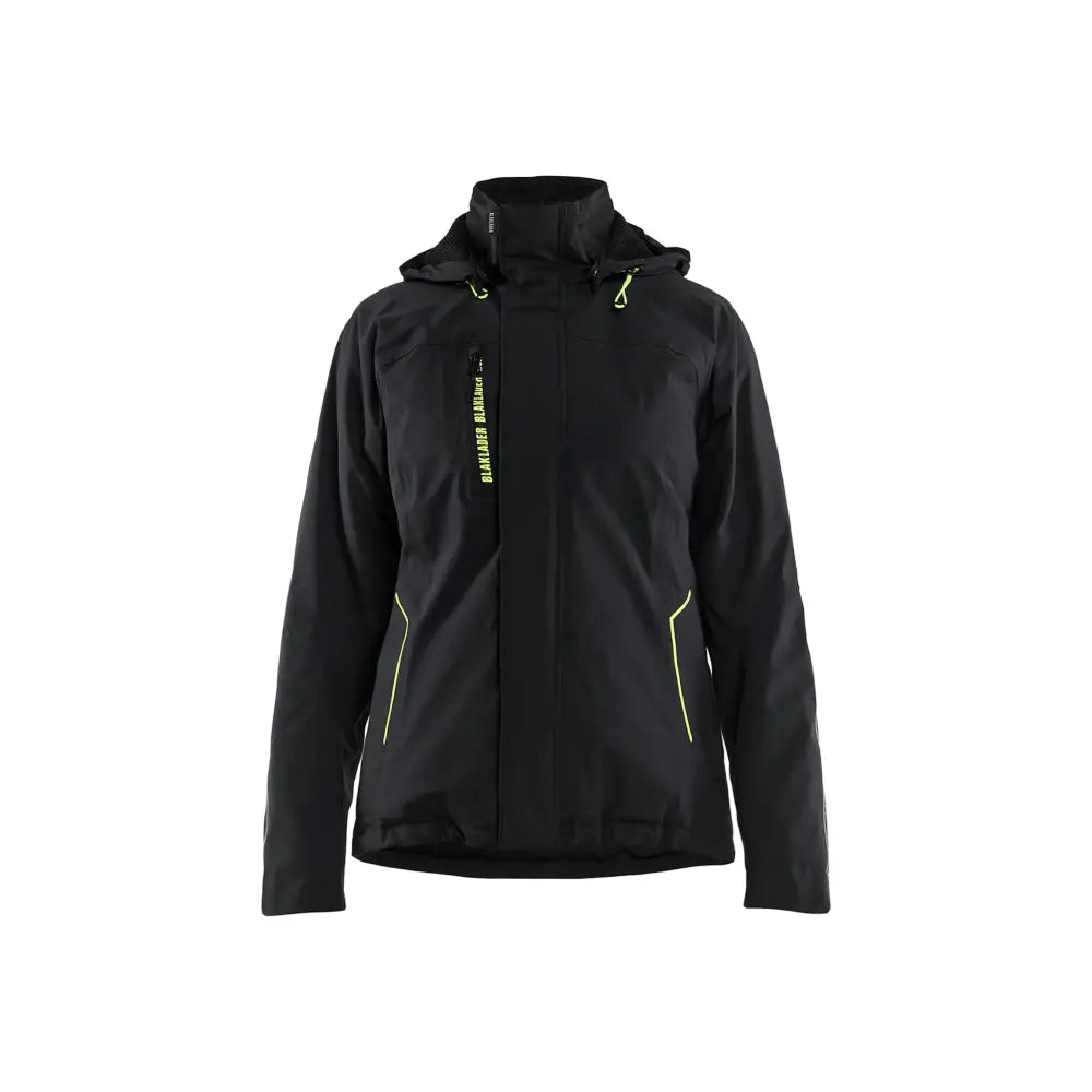 Blåkläder Lättfodrad Vinterjacka Stretch Dam 44081917 - XS / Musta/Huomiokeltainen