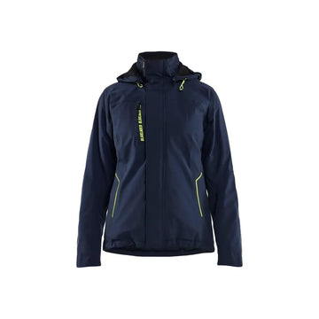 Blåkläder Lättfodrad Vinterjacka Stretch Dam 44081917 - XXXL / Tumma mariininsininen/Huomiokeltainen