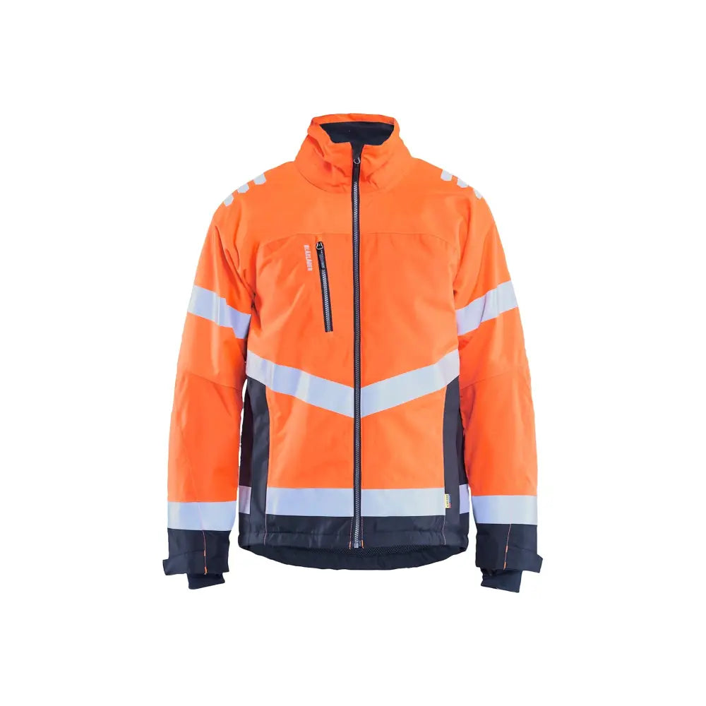Blåkläder Lättfodrad Vinterjacka Varsel 47801977 - XXXL / Huomio-oranssi/Mariininsininen