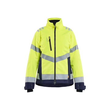 Blåkläder Lättfodrad vinterjacka varsel dam 47621977 - XXL / Huomiokeltainen/Mariininsininen