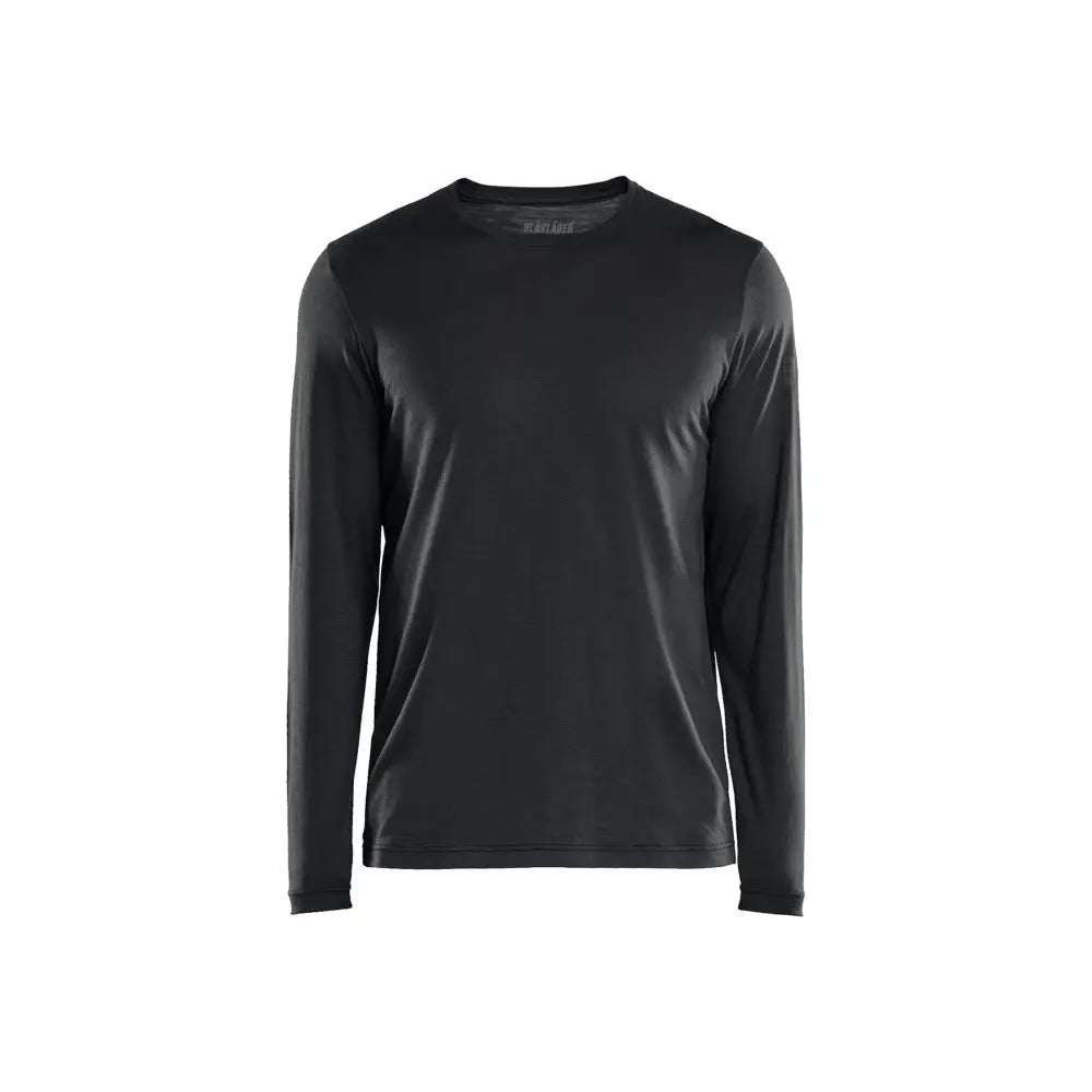 Blåkläder Långärmad t-shirt i merinoull 35381743 - XL / musta