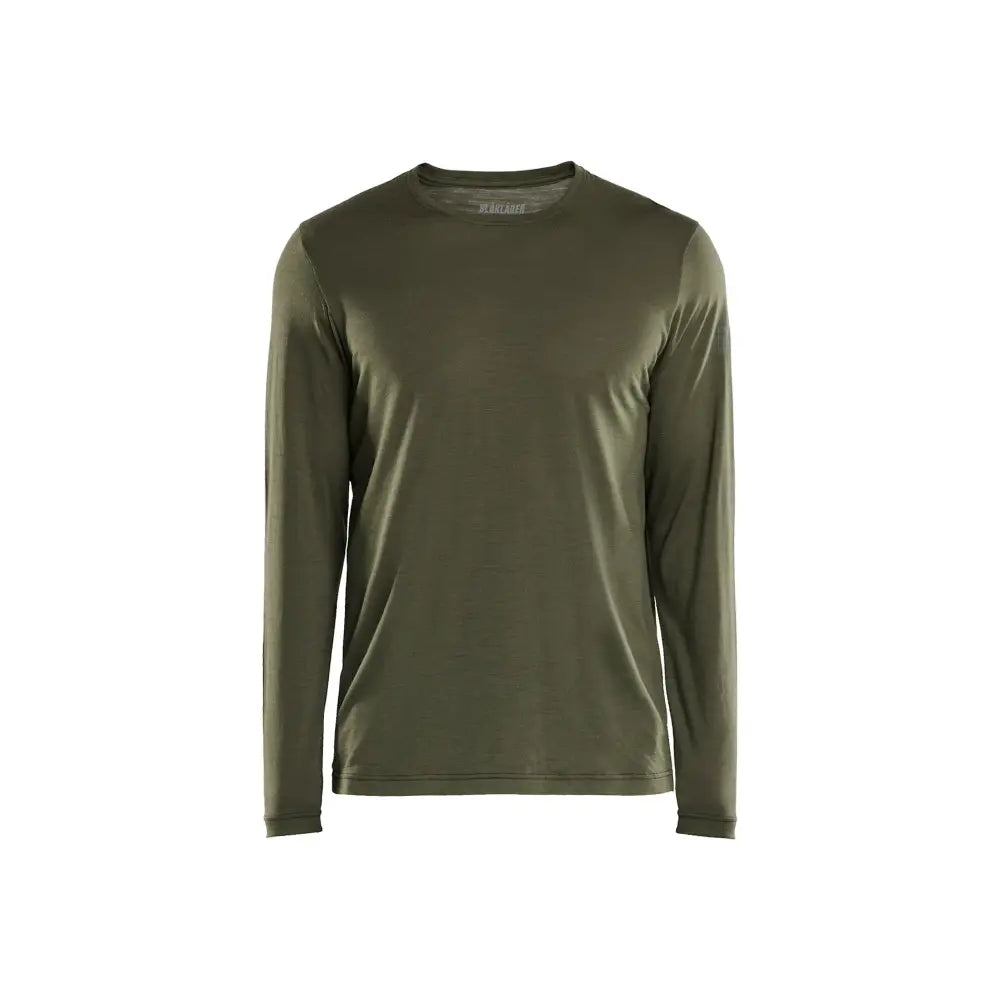 Blåkläder Långärmad t-shirt i merinoull 35381743 - XS / Metsänvihreä