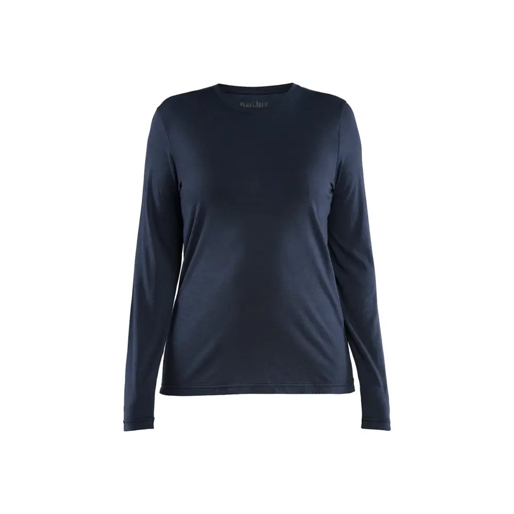 Blåkläder Långärmad t-shirt i merinoull Dam 35391743 - L / Tumma Mariininsininen