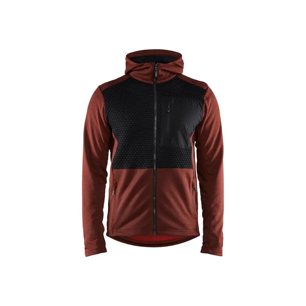 Blåkläder Luvtröja full zip 35402533 - L / Ruosteenpunainen/Musta
