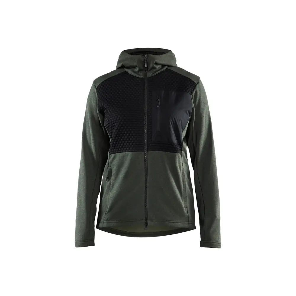 Blåkläder Luvtröja full zip Dam 35422533 - XS / Sammaleenvihreä/Musta