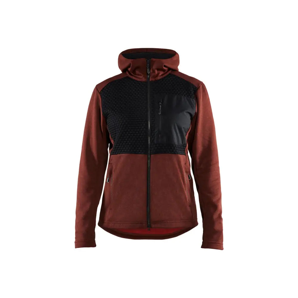 Blåkläder Luvtröja full zip Dam 35422533 - XXXL / Ruosteenpunainen/Musta