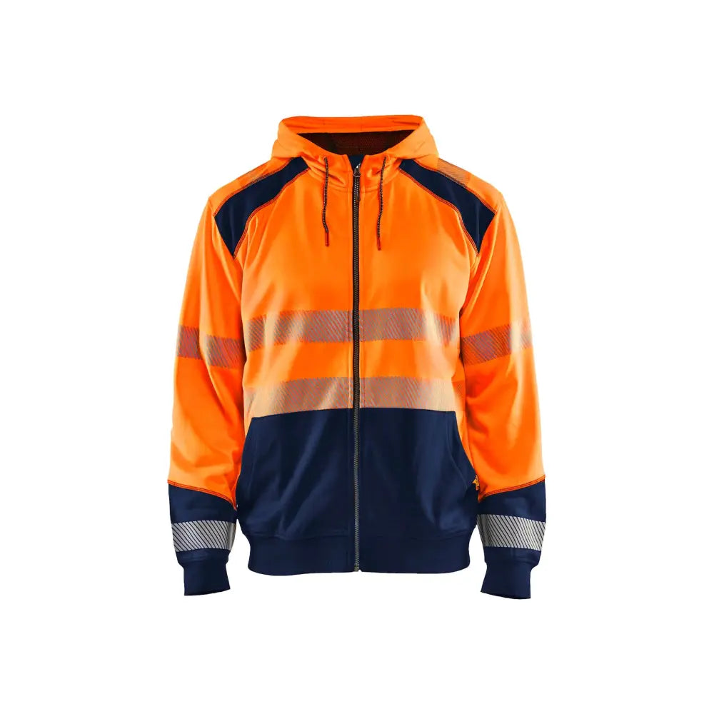 Blåkläder Luvtröja Varsel 35462528 - XXL / Huomio-oranssi/Mariininsininen