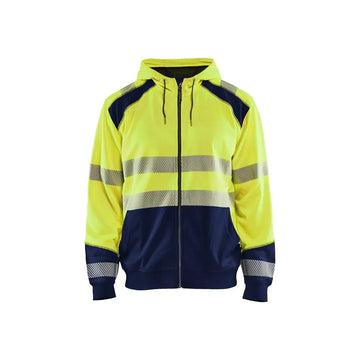 Blåkläder Luvtröja Varsel 35462528 - XXXL / Huomiokeltainen/Mariininsininen