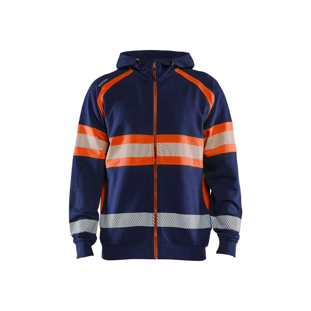 Blåkläder Luvtröja Varsel 35521158 - XS / Mariininsininen/Huomio-oranssi