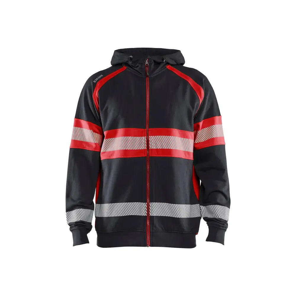Blåkläder Luvtröja Varsel 35521158 - XS / Musta/Huomiopunainen